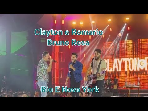 Clayton & Romario Feat Bruno Rosa - Rio e Nova York ( Ao Vivo Churrasco )