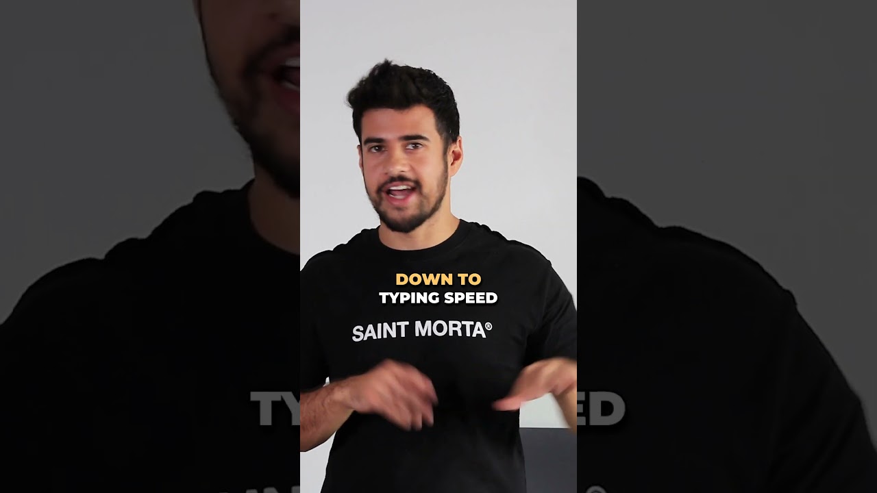 The reality of getting into cyber security if you're slow at typing #typing #cybersecurity #skills