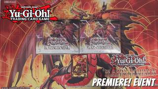 Yugioh Blazing Dominion Premiere! Event 2x Box Openings!!!