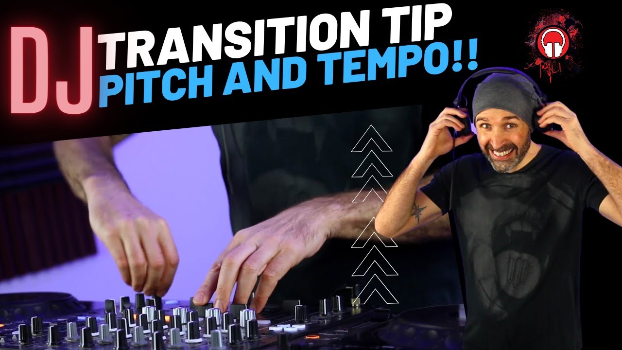 DJ Transition Technique - Make Big BPM Jump Using Pitch and Tempo