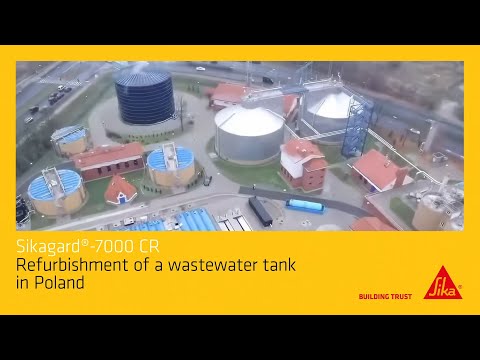 Sikagard®-7000 CR - Refurbishment of a wastewater tank in Poland