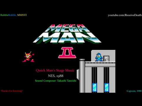 Mega Man 2 (NES OST) - Quick Man's Stage Music (Super Extended)