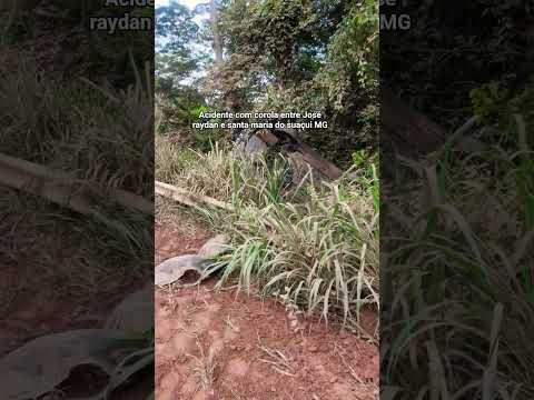 acidente com corola na ponte do Jacú entre Jose raydan e santa maria do suacui MG