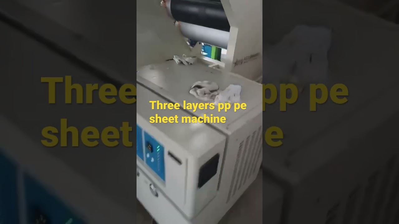 ABS/PP/PE/PS/PVC three layers sheet extrusion making machine 008613780696467