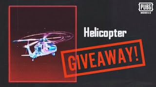 [END✨] FREE HELICOPTER GIVEAWAY!!!!!!!🚁🚁🚁🚁- PUBG MOBILE