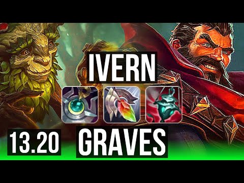 IVERN vs GRAVES (JNG) | 5/0/20, Rank 1 Ivern, Rank 4 | EUW Challenger | 13.20