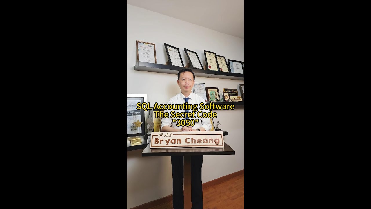 SQL Accounting Software – The Secret Code - 3050