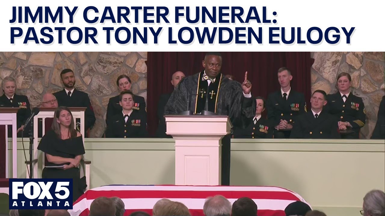 Pastor Tony Lowden eulogy for Jimmy Carter's funeral | FOX 5 News