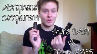 Video thumbnail for Microphone Comparison - Shure SM57 vs The T.Bone MB75 by Rory Butler