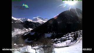preview picture of video 'Val d'Anniviers Ayer webcam time lapse 2011-2012'