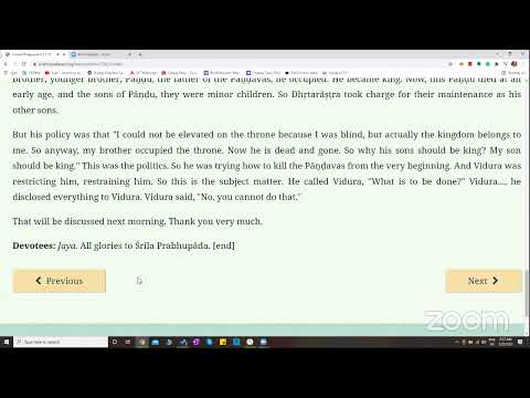 Śrīmad-Bhāgavatam 3.1.10 by Srila Prabhupada