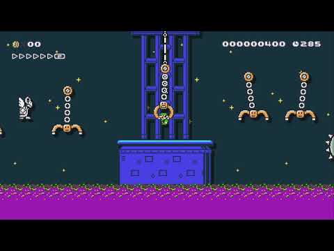 Poisonous Swinging by aEh (sp) - Super Mario Maker 2 - No Commentary 1bv