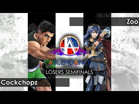 Smash 4: PBG | MNK | Cockchopz (Little Mac) V Zoo (Lucina) - Ascendance 34 Tournament SSB4