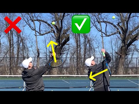How To HIt A Perfect "On Edge" Serve (Pro Tennis Technique)