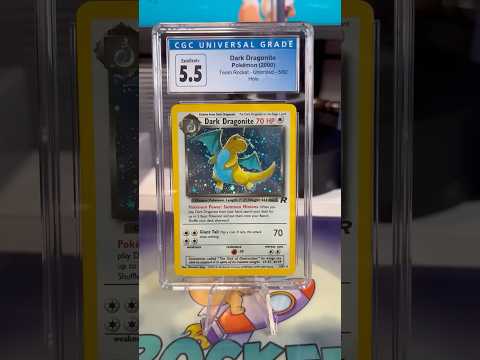 Pokemon Vintage Rocket Dragonite Re-Grade