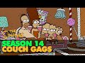 The SIMPSONS 4K Season 14 BEST COUCH GAG COMPILATION