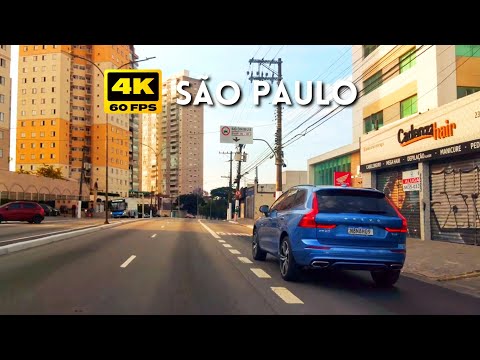 Avenida Interlagos, Zona Sul de São Paulo, Brasil, 4K