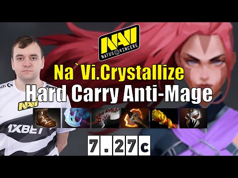 Anti-Mage | Na`Vi.Crystallize | Hard Carry Anti-Mage | 7.27c Gameplay Highlights