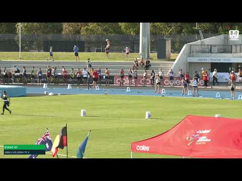 Girls U15 200m Timed Final 2: 2022/23 State Track and Field Championships
