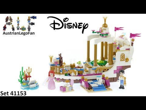 Vidéo LEGO Disney 41153 : Mariage sur le navire royal d'Ariel