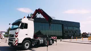 Крановый тягач Volvo FH480 6×2 HMF 2820-K6 HDS</trp-post-container