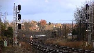 preview picture of video 'VIA 6443 at Oshawa (01NOV2014)'