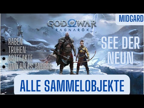 God of War Ragnarök - SEE DER NEUN Alle Sammelobjekte finden (Raben-Truhen-Artefakte)