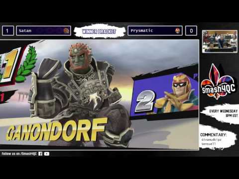 Prysmatic [Captain Falcon] vs. Satan [Ganondorf] - Smash4QC / Weekly 59