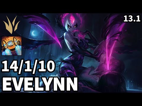Evelynn Jungle vs Zac - EUW Master | Patch 13.1