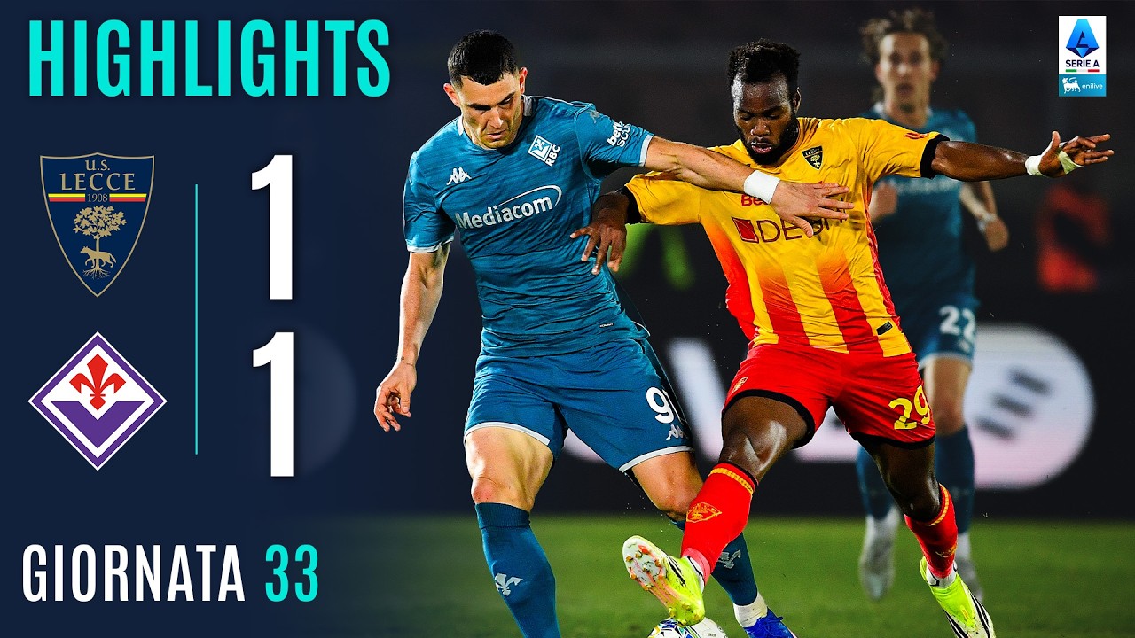 GABRIEL Recupera Un Punto SALVEZZA | LECCE-FIORENTINA 1-1 | HIGHLIGHTS | SERIE A ENILIVE 2025/26