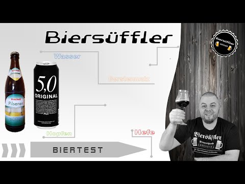 Biersüffler Direktvergleich - Reichelt Pilsener vs. 5,0 Original