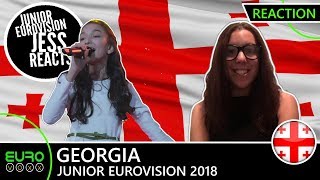 GEORGIA: Tamar Edilashvili - &#39;Your Voice&#39; (REACTION) | Junior Eurovision 2018