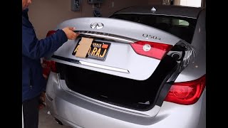2014+ Infiniti Q50 Trunk Lift Support Replacement