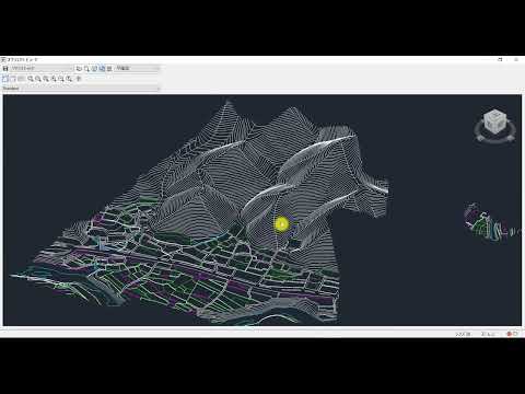 拡張 DM データから現況地形を作成