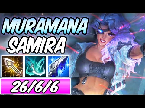 S+ BROKEN ONE-SHOT CRIT | MURAMANA PSYOPS SAMIRA ADC | New Build & Runes | League of Legends