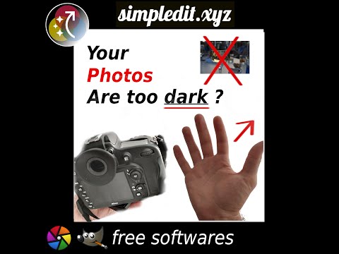 Your photos are too dark ?