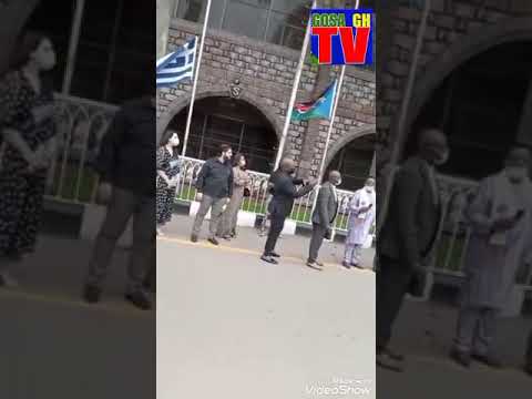 A  POPULAR GHANAIAN BOXER WAS PART OF THOSE WHO PAID THEIR LAST RESPECT TO TB JOSHUA.