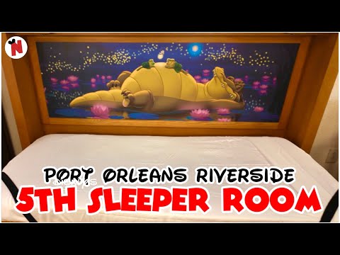 Disney's Port Orleans Riverside 5TH SLEEPER Room Tour