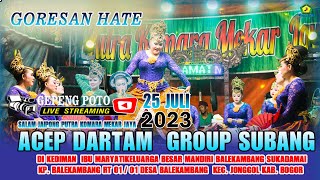 Download lagu GORESAN HATE ll ACEP DARTAM GROUP SUBANg ll BALEKAMBANG 25 JULI 2023 mp3 Download lagu GORESAN HATE ll ACEP DARTAM GROUP SUBANg ll BALEKAMBANG 25 JULI 2023 mp3