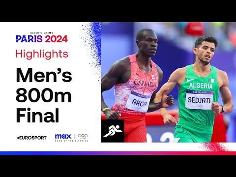 THRILLING FINISH! 😧 | Men's 800m Final Highlights | #Paris2024 #Olympics