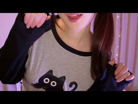 ASMR Japanese Onomatopoeia Trigger Words for Deep Sleep???????? (hand movements, cupped whispers)