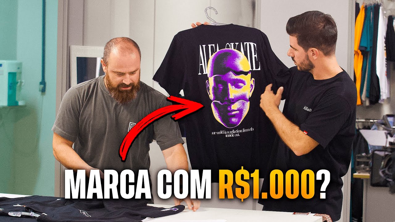 COMO CRIAR SUA MARCA DE ROUPAS COM R$1.000 (PASSO A PASSO)