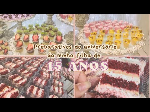 Preparations for my daughter's 15th birthday party