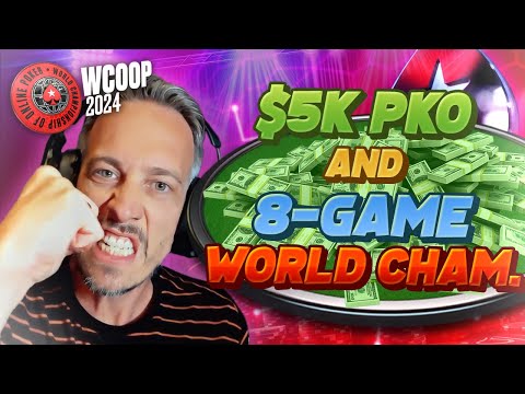 CHIPLEADING the 8-Game WORLD CHAMPIONSHIP | $160K Payday Incoming! | DAY 13 ♠️ WCOOP 2024