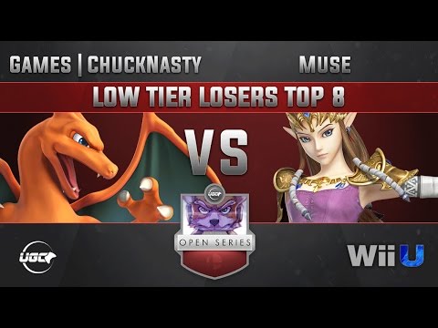UGC Smash Open Low Tiers LOW TIER LOSERS TOP 8 - Games | ChuckNasty (Charizard) vs Muse (Zelda)