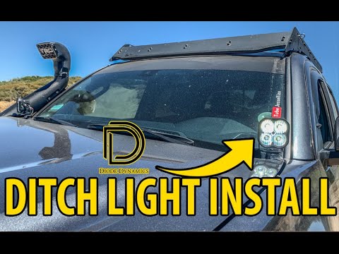 DIODE DYNAMICS DITCH LIGHT KIT INSTALL FOR A 2016+ TOYOTA TACOMA HOW TO INSTALL IN-DEPTH + WIRING!!