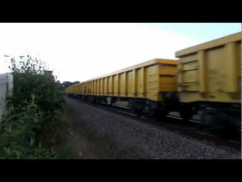 GBRf 66722 (Sir Edward Watkin) - 66703 (Doncaster PSB 1981-2002) Working 6Z65