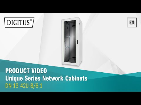 Assmann Electronic DIGITUS Patch Panel 19colių 24Port Cat6 neekranuotas juodas RAL 9005 kabelio montavimas apie LSA be LSA dangtelio video