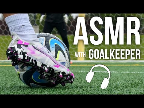ASMR Training Session With Goalkeeper For Soccer / Football In Puma Ultra Ultimate