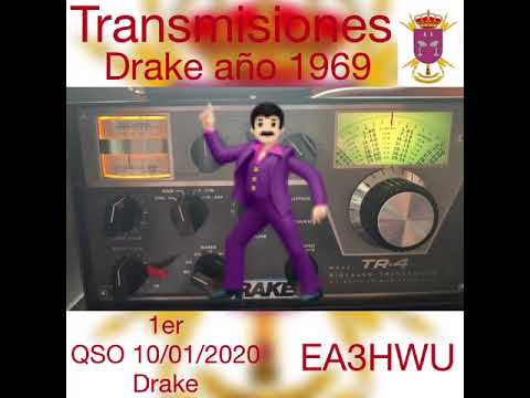 Drake TR-4 año 1969 primer QSO EA3HWU con EA1IVN